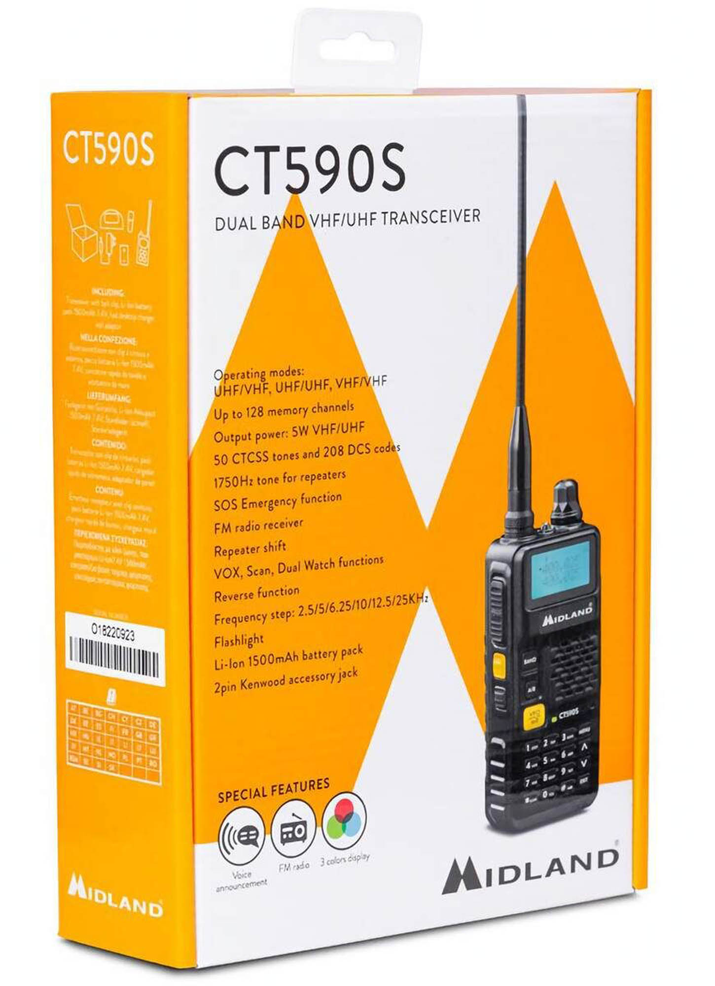 Radio Midland VHF/UHF CT590 S 5W – Image 4