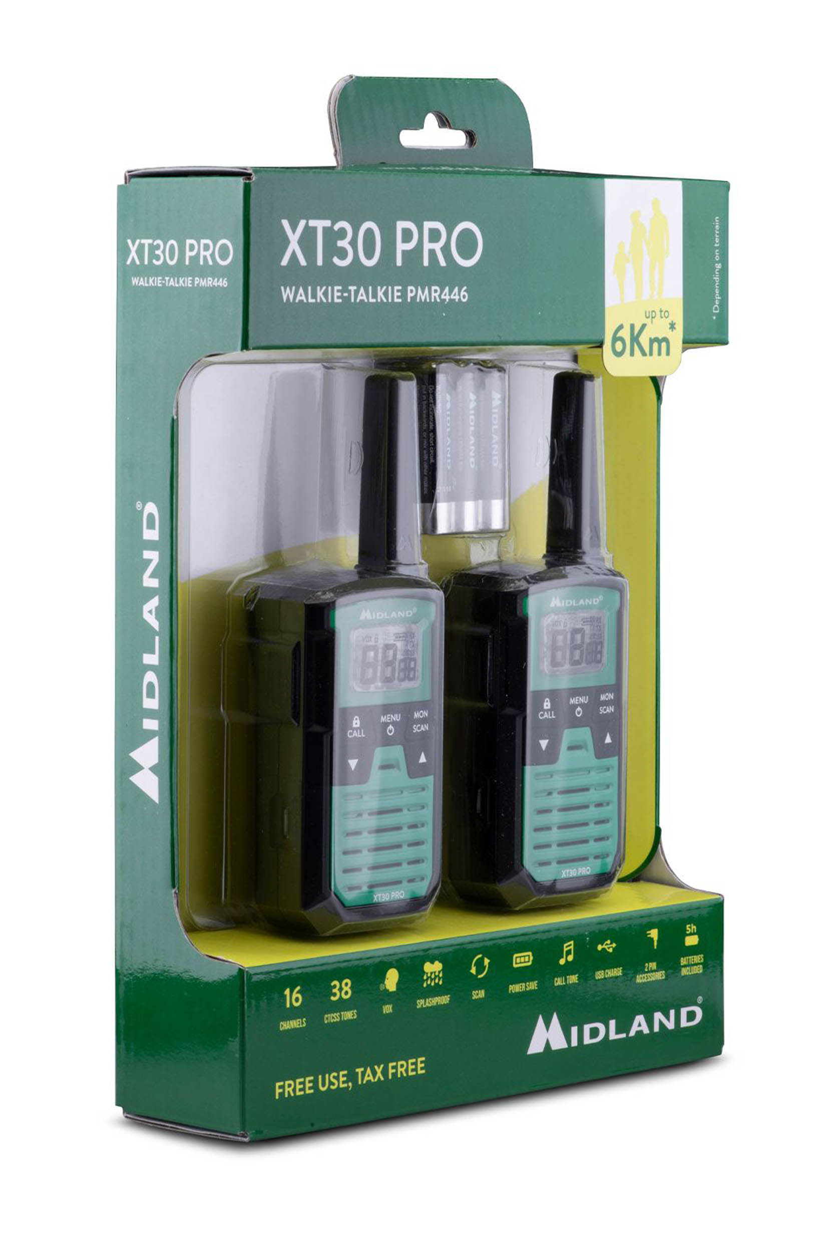 Paire de talkies-walkies XT30 PMR 446 – Image 2