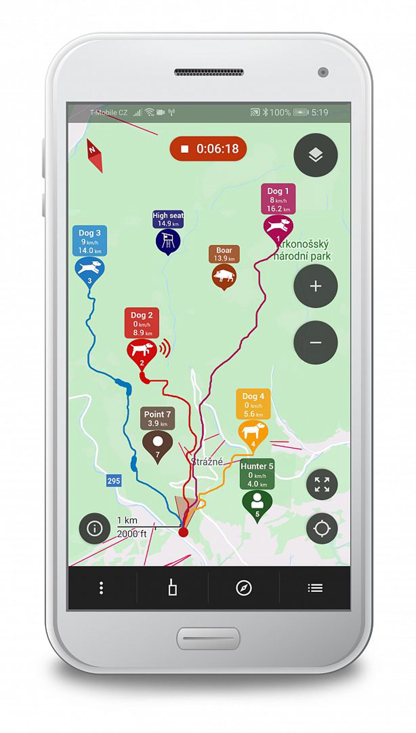 Collier seul GPS, Beeper et Dressage pour chiens DogTrace X30TB – Image 3