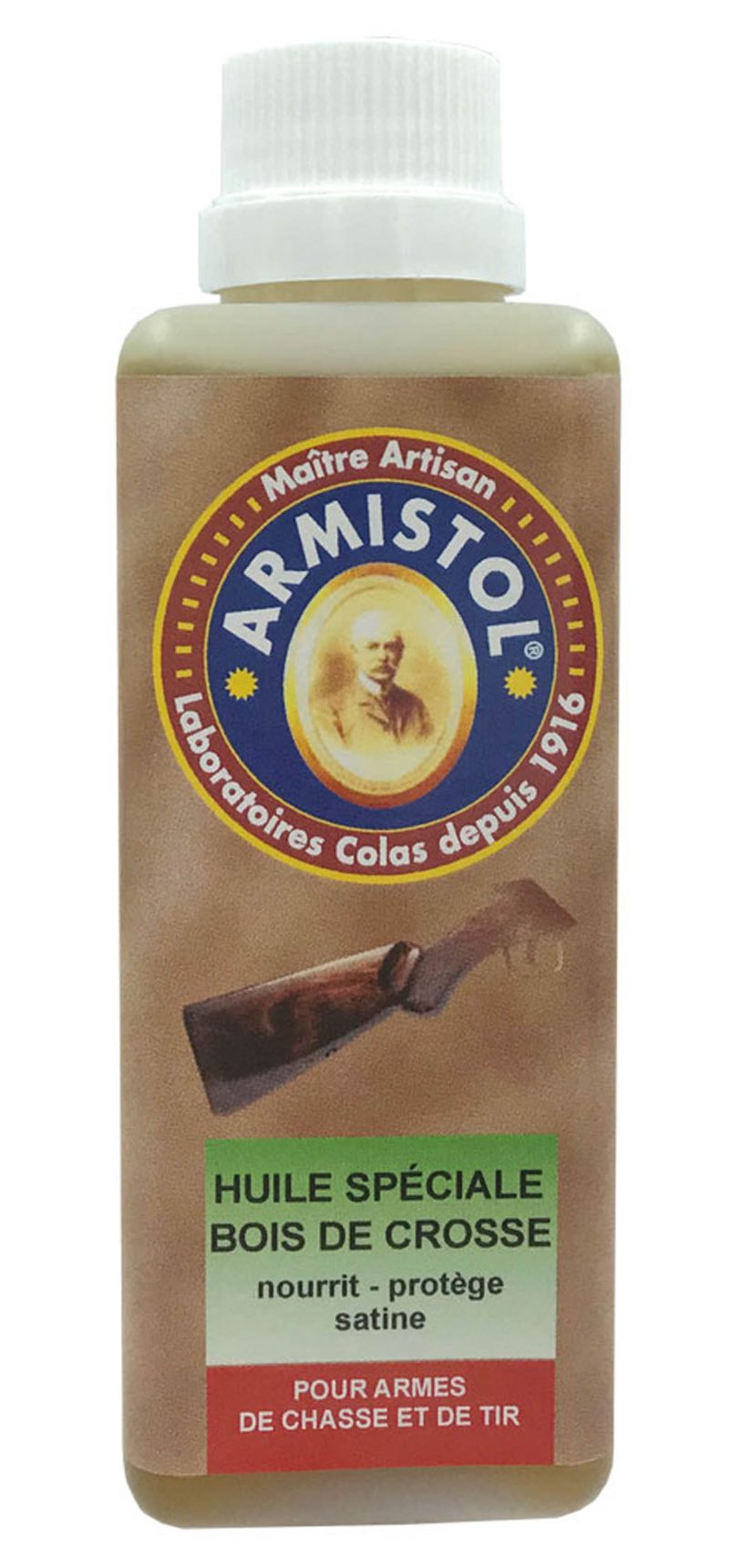 Huile Armistol pour Bois de crosse
