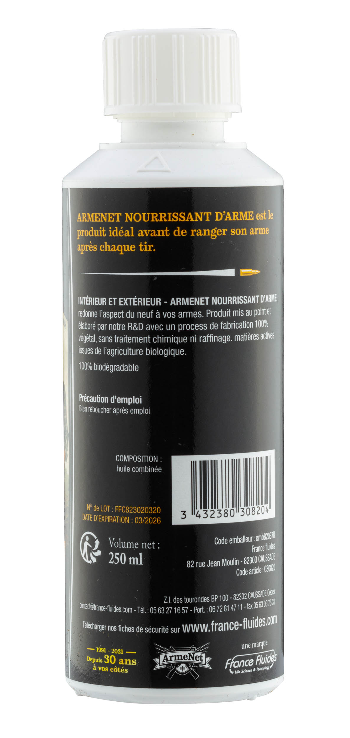 Armenet Nourrissant d'arme (flacon de 250 ml) – Image 2