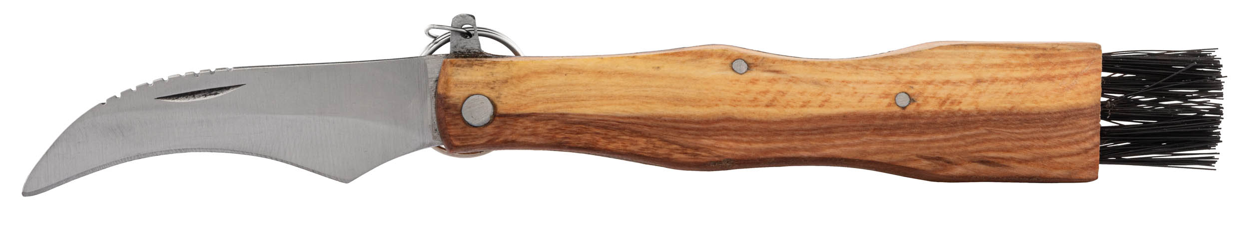 Couteau de cueilleur en bois d’olivier avec anneau – Image 3