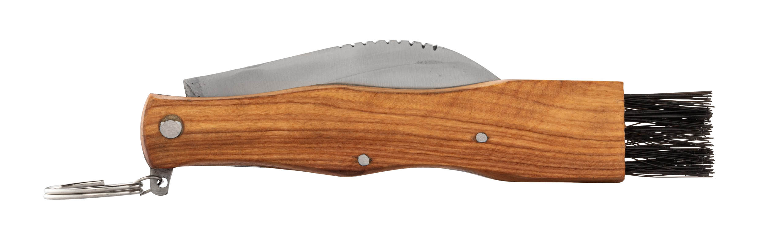 Couteau de cueilleur en bois d’olivier avec anneau – Image 4