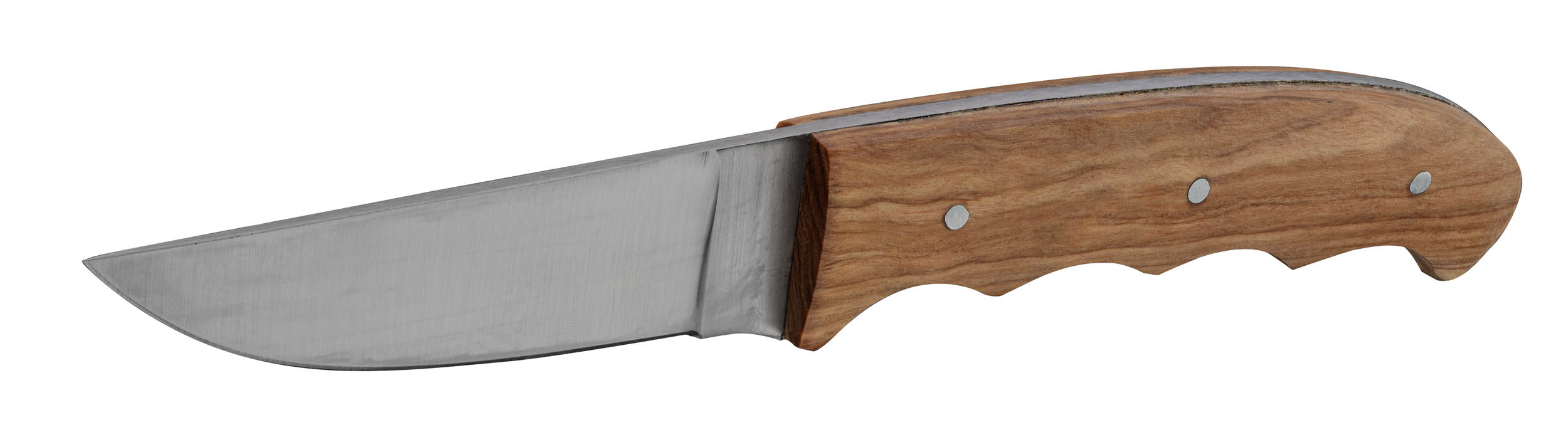 Couteau manche platane avec gravure sanglier et fourreau en cuir – Image 6