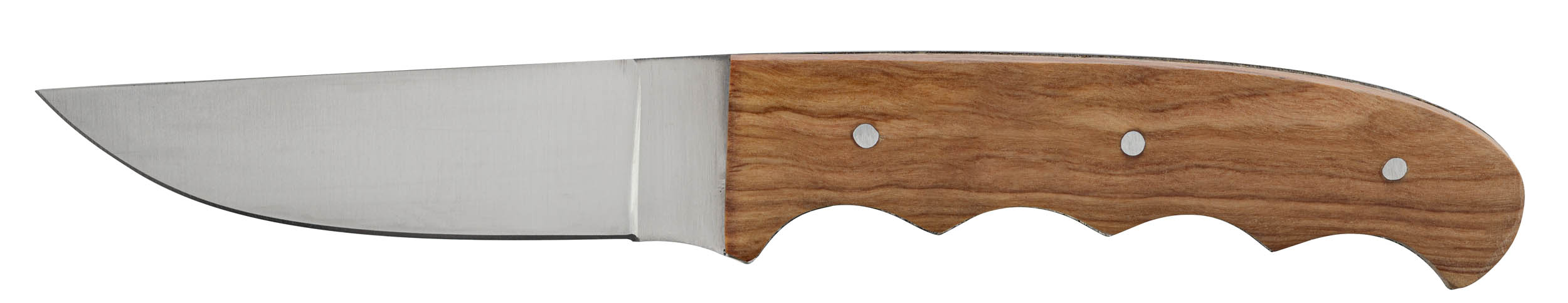 Couteau manche platane avec gravure sanglier et fourreau en cuir – Image 7