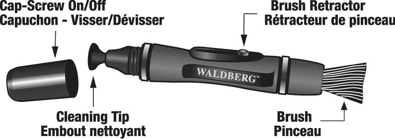 Stylo nettoyeur optique Waldberg Lenspen – Image 5