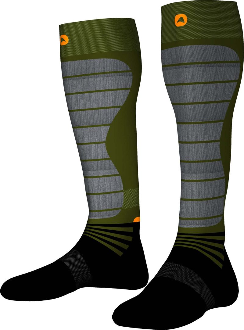 Chaussettes hautes Monnet Hunting Expert kaki