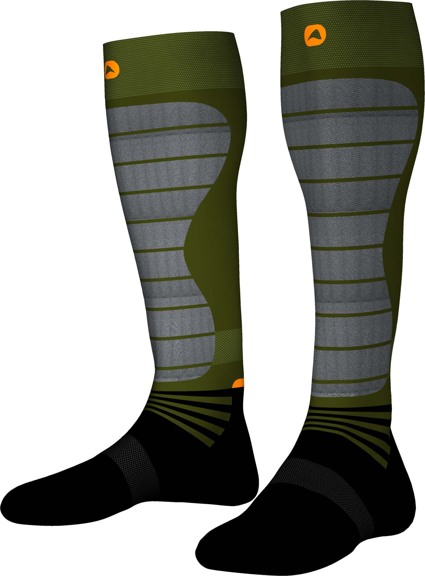 Chaussettes hautes Monnet Hunting Expert kaki