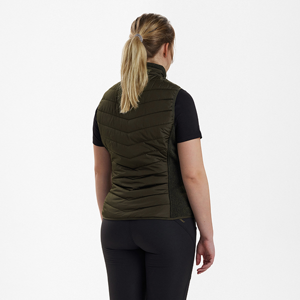 Deerhunter Lady Caroline Padded Waistcoat couleur bois