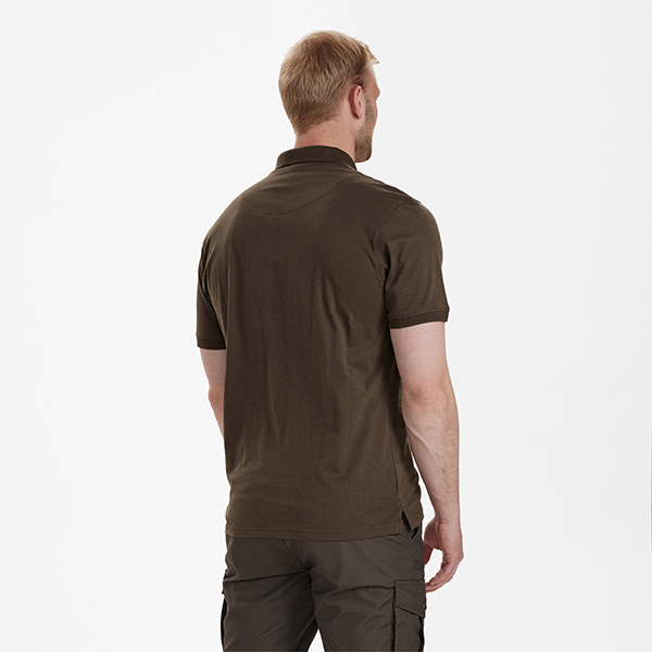 Deerhunter Christian Polo Chemise marron Leaf