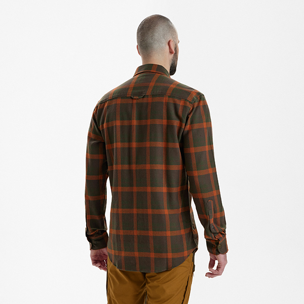 Deerhunter Ethan Chemise Orange Check