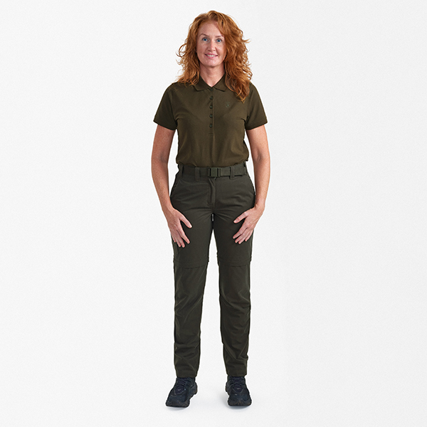 Deerhunter Lady Slogen convertible (Zip-Off) Pantalon couleur bois – Image 2