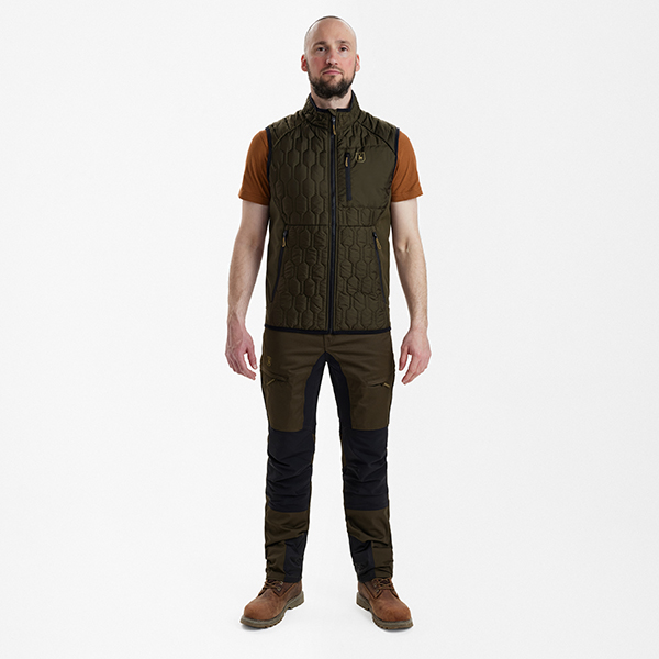 Deerhunter Mossdale Quilted Waistcoat Forest vert – Image 2