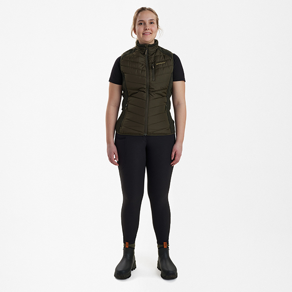 Deerhunter Lady Caroline Padded Waistcoat couleur bois – Image 2