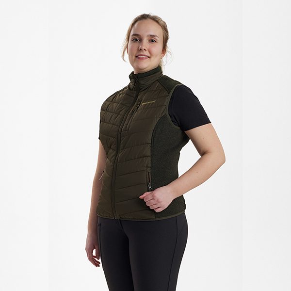 Deerhunter Lady Caroline Padded Waistcoat couleur bois – Image 3