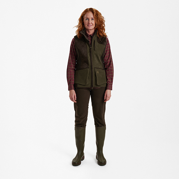 Deerhunter Lady Pam Shooting Waistcoat Graphite vert – Image 2