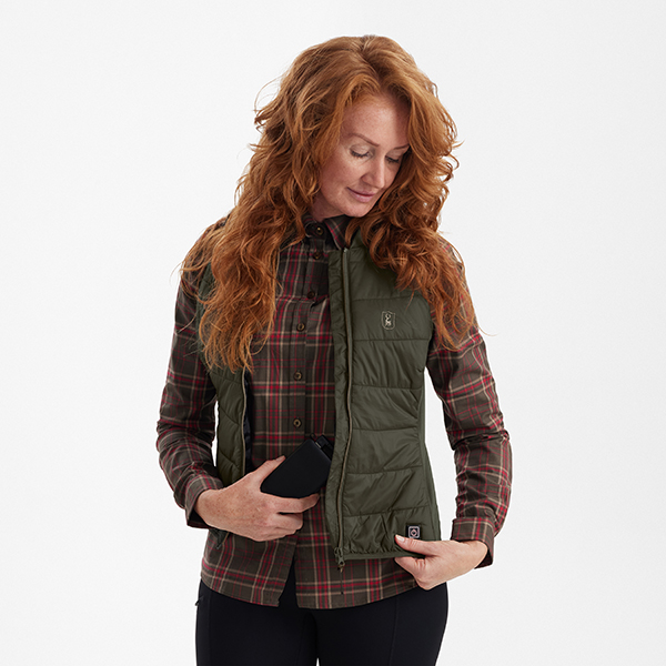 Deerhunter Lady Heat Inner Waistcoat Deep vert – Image 3
