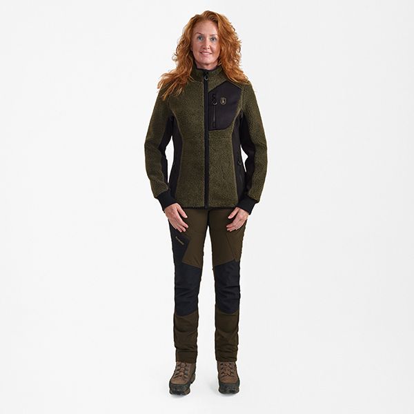 Deerhunter Lady Roja Fiber Pile Veste Adventure vert – Image 2