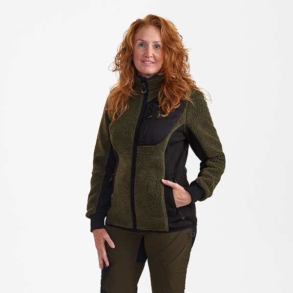 Deerhunter Lady Roja Fiber Pile Veste Adventure vert – Image 3