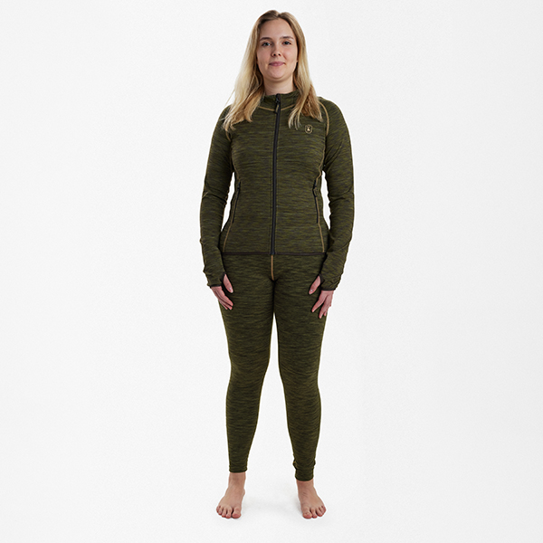 Deerhunter Lady Insulated Fleece vert Melange – Image 2