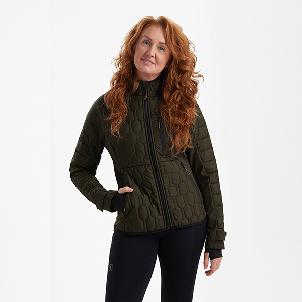 Deerhunter Lady Mossdale Quilted Veste Forest vert – Image 3