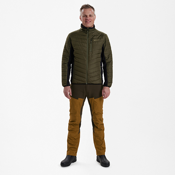 Deerhunter Moor Padded Veste with softshell Adventure vert – Image 2