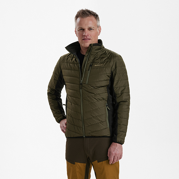 Deerhunter Moor Padded Veste with softshell Adventure vert – Image 3