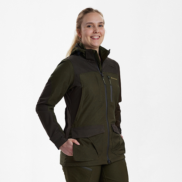 Deerhunter Lady Chasse Veste Olive Night melange – Image 3