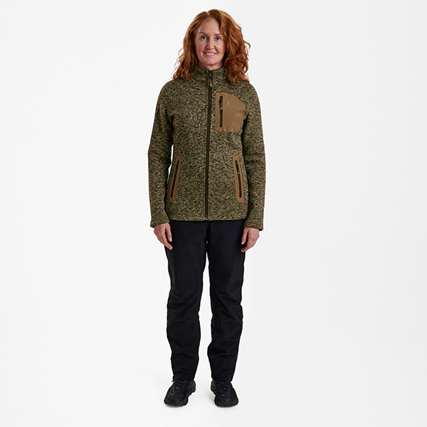Deerhunter Lady Sarek Knitted Veste Butternut melange – Image 2