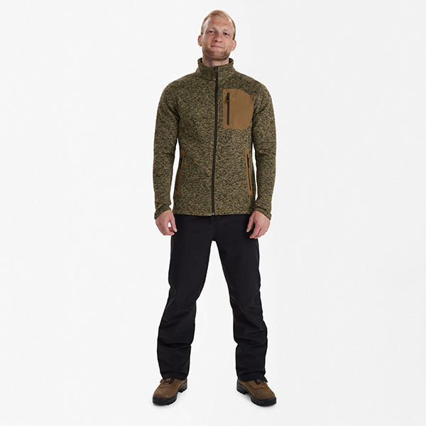Deerhunter Sarek Knitted Veste Butternut melange – Image 2