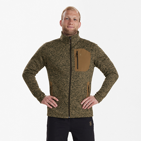 Deerhunter Sarek Knitted Veste Butternut melange – Image 3