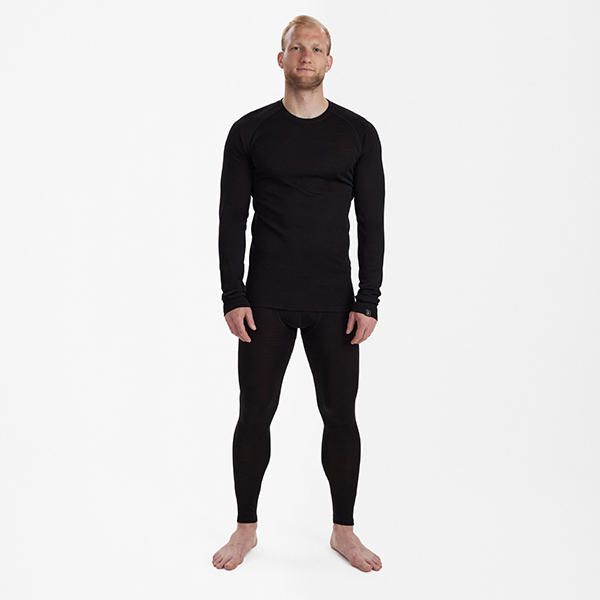 Deerhunter Quinn Merino Undershirt Black Oak – Image 2