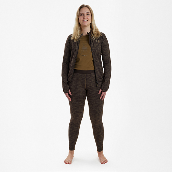 Deerhunter Lady Insulated Leggings marron Melange – Image 2