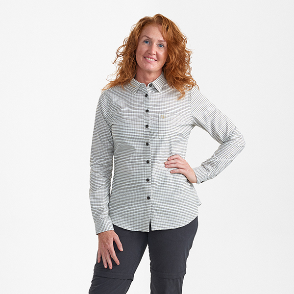 Deerhunter Lady Sara Chemise vert Check – Image 3