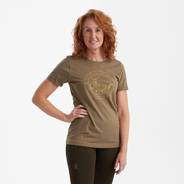 Deerhunter Lady Ella T-shirt Driftwood – Image 3