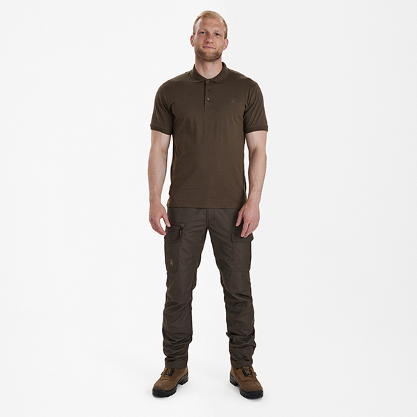 Deerhunter Christian Polo Chemise marron Leaf – Image 2