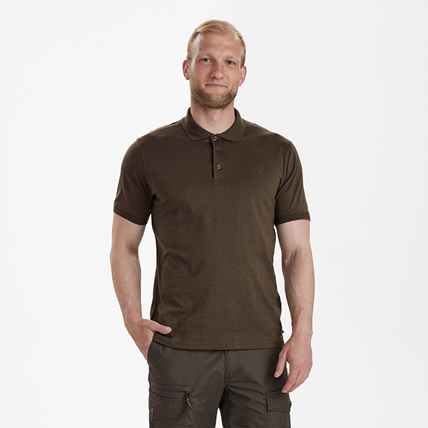 Deerhunter Christian Polo Chemise marron Leaf – Image 3