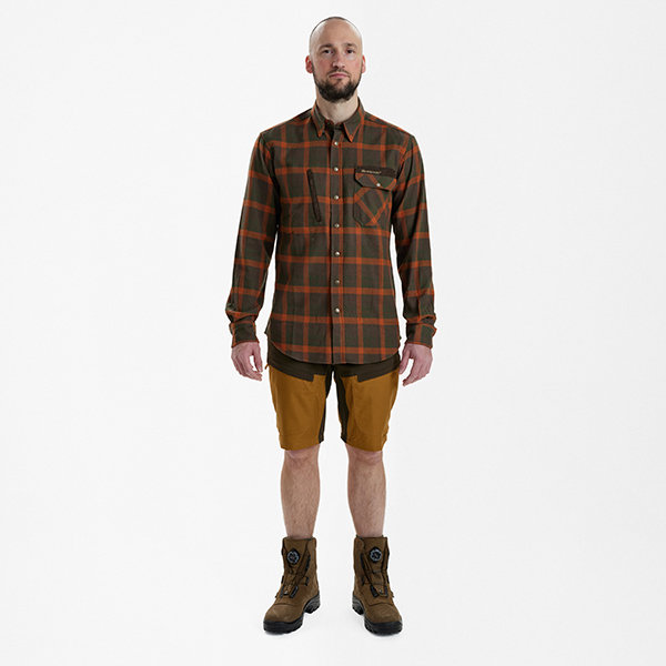 Deerhunter Ethan Chemise Orange Check – Image 2