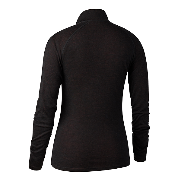 Deerhunter Lady Quinn Merino ½-Zip Undershirt Black Oak – Image 4