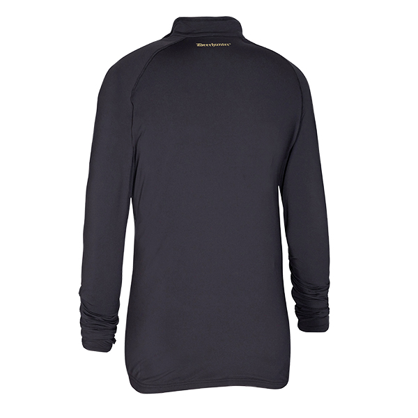 Deerhunter Heat Undershirt with zip-neck Black – Image 5