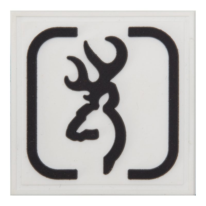 Badge Browning blanc
