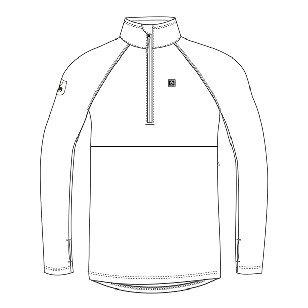 Deerhunter Heat Undershirt with zip-neck Black – Image 10