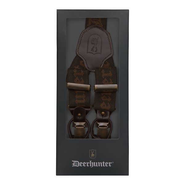 Deerhunter Combi Braces with button and clips Walnut 1 CM – Image 3