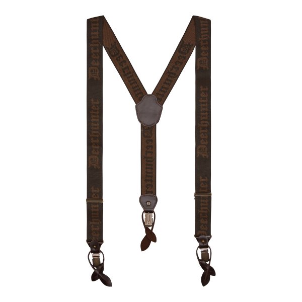 Deerhunter Combi Braces with button and clips Walnut 1 CM – Image 4